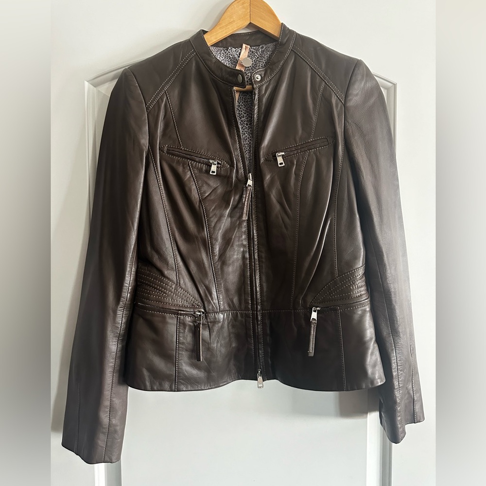 Marc Cain Leather Jacket
